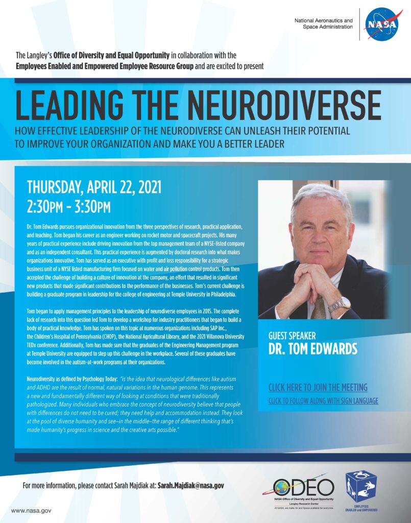 Dr. Edwards - Leading the Neurodiverse